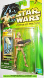 star wars action figures BATTLE DROID Security Pink stripe power of the jedi moc