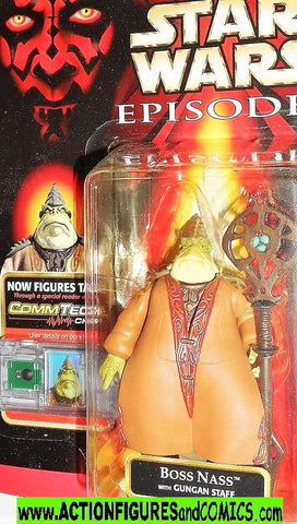 star wars action figures BOSS NASS gungan leader episode I hasbro toys moc