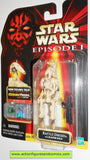 star wars action figures BATTLE DROID shot variant episode I 1999 moc