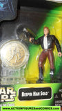 star wars action figures HAN SOLO BESPIN millenium coin power of the force moc