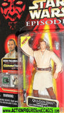 star wars action figures QUI GON JINN jedi master episode I 1999 moc