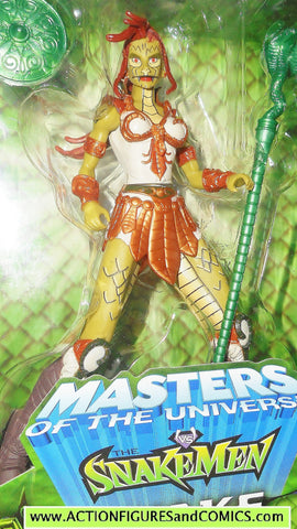 Masters of the Universe TEELA SNAKE 2002 he-man motu action figures moc mib