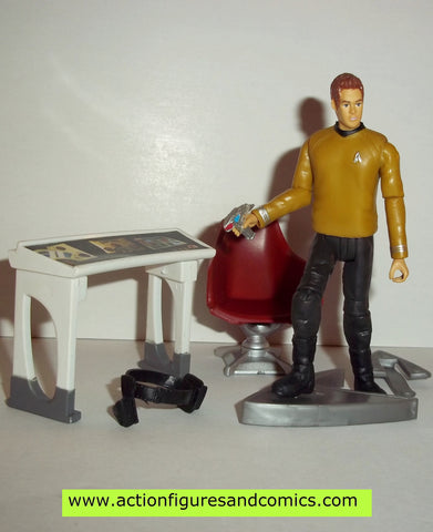 Star Trek CAPTAIN JAMES T KIRK 2009 movie playmates 3.75 inch complete action figures