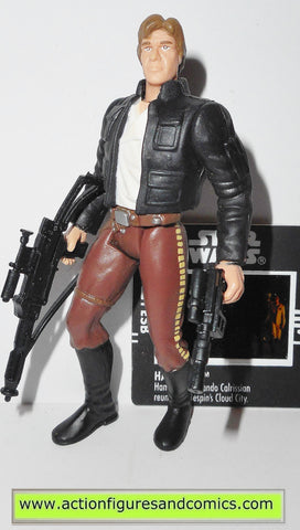 star wars action figures HAN SOLO BESPIN 1997 freeze frame complete power of the force potf