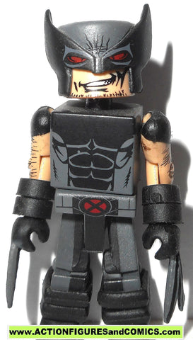 minimates WOLVERINE x-force gray black x-men marvel universe toy figure