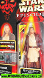 star wars action figures QUI GON JINN naboo episode I 1999 hasbro toys moc mip mib