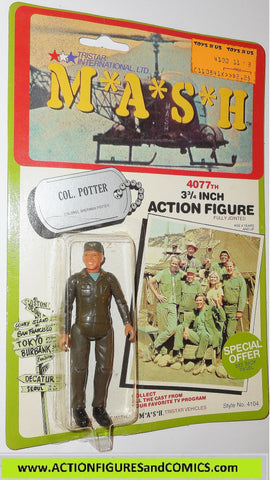 M*A*S*H* mash tv series action figures COL POTTER 1982 moc mip mib