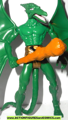 X-MEN X-Force toy biz SAURON gold shorts marvel action figures dinosaur