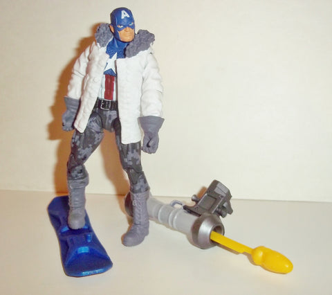 marvel universe CAPTAIN AMERICA winter combat arctic snow board complete movie