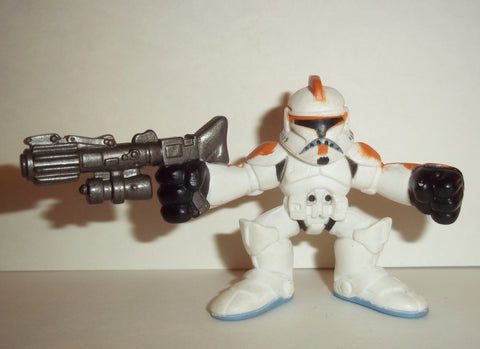 STAR WARS galactic heroes CLONE TROOPER orange white knee pads