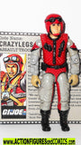 Gi joe CRAZYLEGS 1987 vintage figure file card paratrooper gijoe