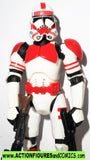 star wars action figures CLONE TROOPER RED SHOCKTROOPER revenge of the sith