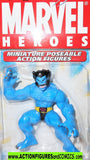 Marvel Heroes BEAST 2.5 inch miniature poseable action figures 2005 X-men toy biz universe moc