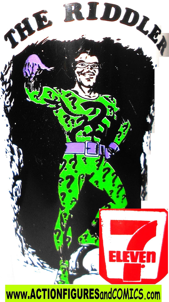 DC slurpee cup RIDDLER 1973 batman super heroes – ActionFiguresandComics