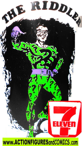 DC slurpee cup RIDDLER 1973 batman super heroes