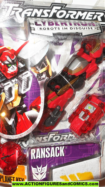 Transformers Cybertron RANSACK 2006 motorcycle action figures hasbro m ...