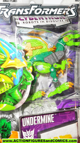 transformers Cybertron UNDERMINE 2006 lizard dinosaur hasbro moc