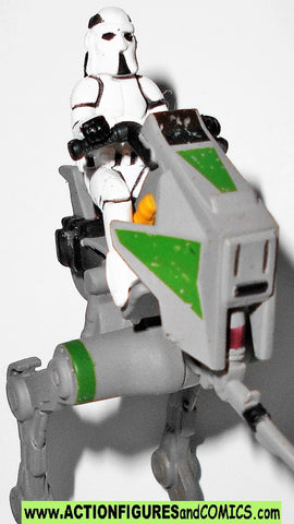 star wars titanium AT-RT 2006 driver rider at-st galoob metals