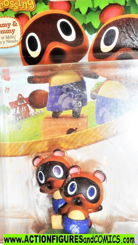 World of Nintendo Animal Crossings TIMMY TOMMY Racoons Amiibo moc