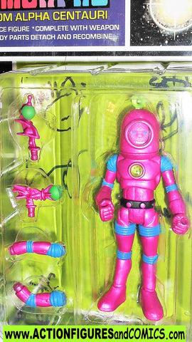 Outer Space Men METAMORPHO 2010 **SIGNED** variant pink comic con moc