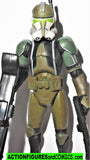 star wars action figures CLONE COMMANDER GREE #59 revenge of the sith complete