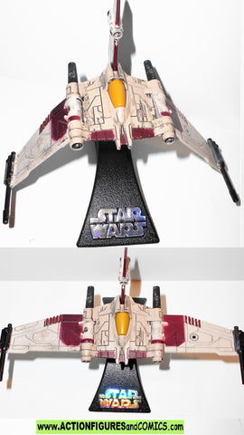 star wars titanium V-19 TORRENT fighter 2009 clone wars galoob