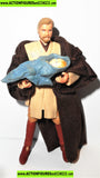 star wars action figures OBI WAN KENBOI with BABY LUKE infant BLUE comic pack