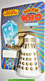 doctor who action figures DALEK dapol UNPUNCHED CARD white gold Vintage moc