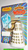 doctor who action figures DALEK dapol UNPUNCHED CARD white gold Vintage moc