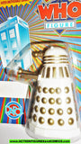 doctor who action figures DALEK dapol UNPUNCHED CARD white gold Vintage moc