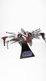 star wars titanium ARC-170 red complete 3 inch series hasbro