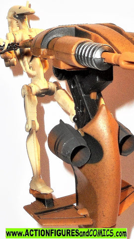 star wars action figures STAP & BATTLE DROID 1999 episode I 1