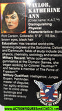 RAMBO action figures KAT Katherine Ann Taylor KAT vintage file card 1986