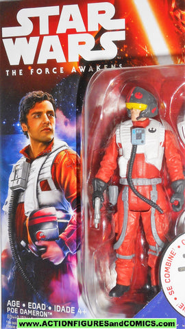 star wars action figures POE DAMERON x-wing pilot the force awakens movie moc