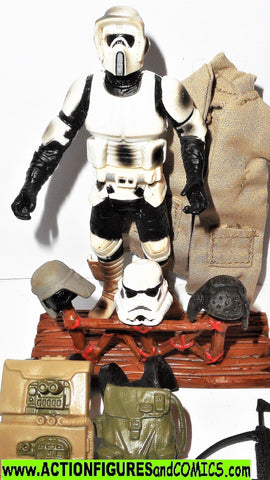 star wars action figures BIKER SCOUT Endor VICTORY accessory kit