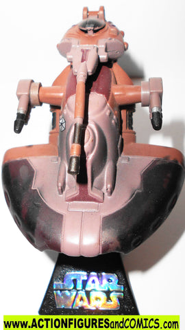 star wars titnaium AAT 2007 trade federation dark brown galoob 2007