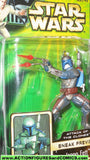 Star wars action figures JANGO FETT 2002 sneak preview potj aotc moc