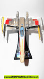 star wars titnaium X-WING fighter LUKE's Red 5 V attack galoob