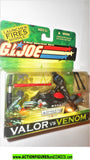 gi joe SNAKE EYES ninja lightning cycle 2004 valor vs venom 2005 moc