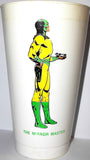 DC slurpee cup MIRROR MASTER 1973 vintage flash comic tiger