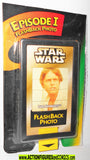 star wars action figures LUKE SKYWALKER Flashback card 1998 Potf moc
