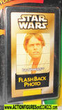 star wars action figures LUKE SKYWALKER Flashback card 1998 Potf moc