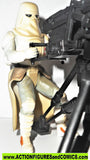 star wars action figures SNOWTROOPER 1997 deluxe cannon gun complete power of the force potf