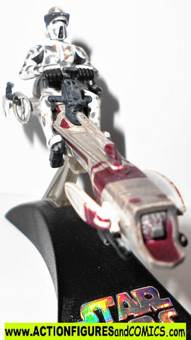 star wars titnaium BARC SPEEDER bike 2009 kashyyyk galoob