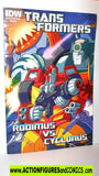 transformers comic RODIMUS vs CYCLONUS 2010 rts exclusive