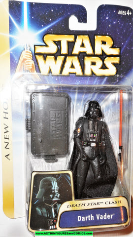 star wars action figures DARTH VADER death star clash 2004