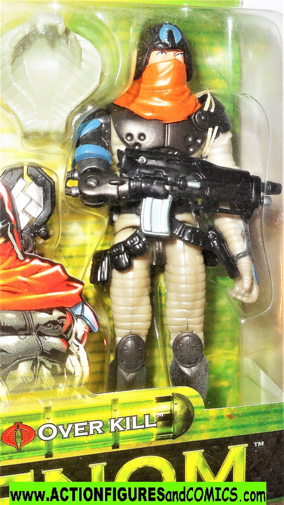 gi joe GENERAL ABERNATHY HAWK OVERKILL 2004 valor vs venom figures moc ...