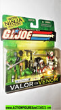 gi joe KAMAKURA vs STORM SHADOW 2004 valor vs venom figures 2005 moc