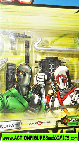 gi joe KAMAKURA vs STORM SHADOW 2004 valor vs venom figures 2005 moc