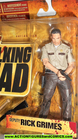 The Walking Dead RICK GRIMES Deputy series 1 2011 mcfarlane toys moc mip